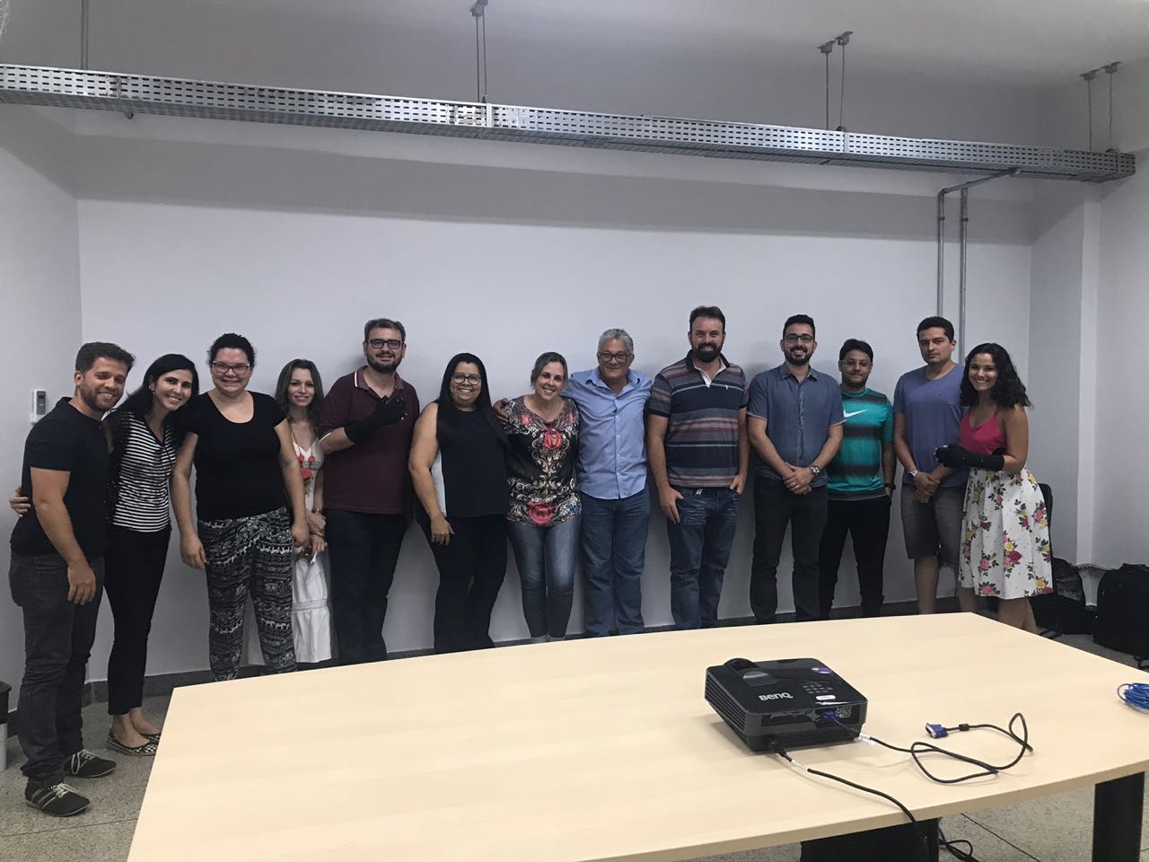 Participantes da reunião que apresentou o protótipo Participantes da reunião que apresentou o protótipo